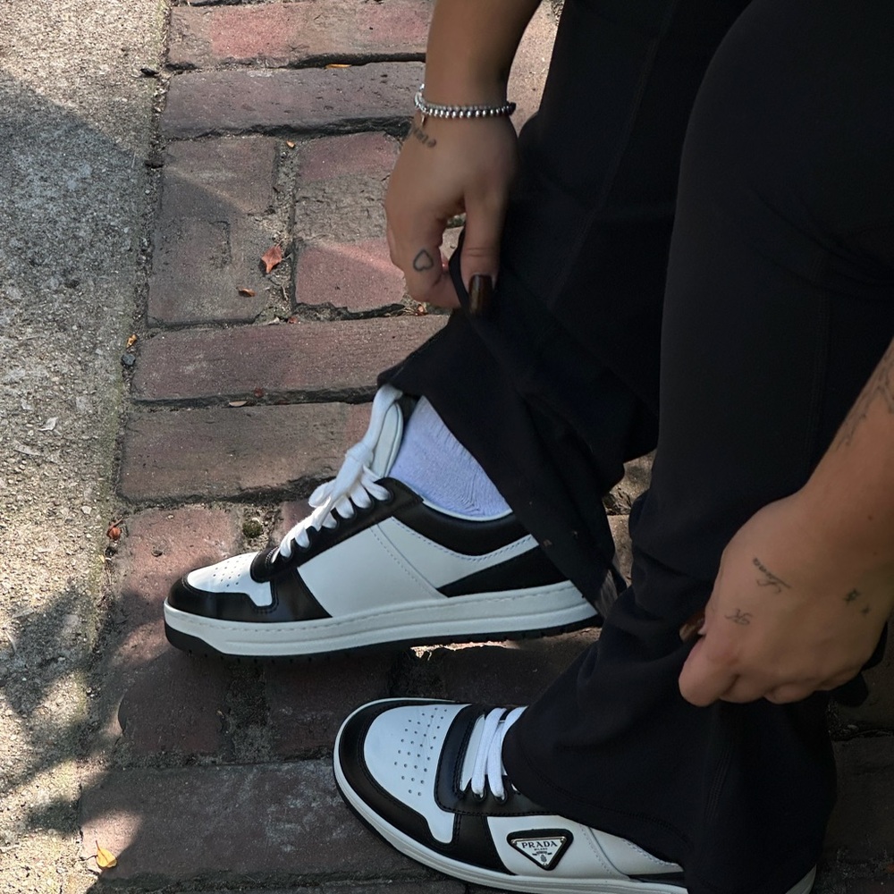 Prada Black Low Top Sneakers - Picture 2 of 3
